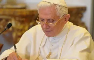 Papa Emérito Benedicto XVI / Crédito: L'Osservatore Romano 
