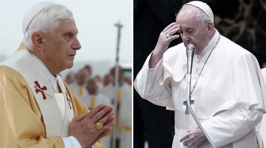 Papa Francisco: Gracias a Dios por el don a la Iglesia de Benedicto XVI
