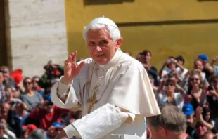 Benedicto XVI. Crédito: Alan Holdren / ACI Prensa null