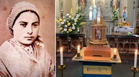 Reliquias de vidente de Virgen de Lourdes llegan a Catedral de ciudad de Los Beatles