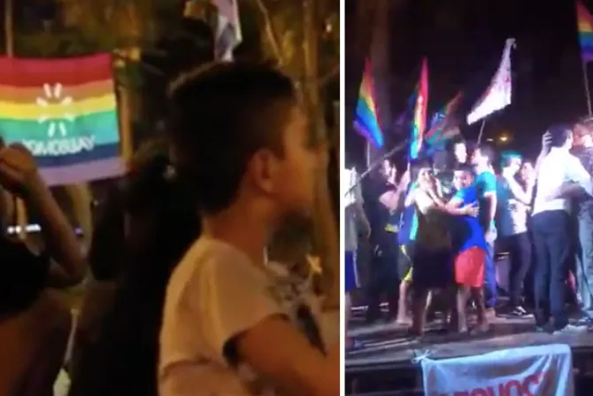 Gobierno de Paraguay repudia show homosexual con “besatón” frente a niños