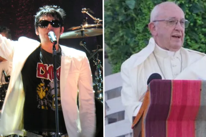 Así reaccionó vocalista de La Ley a mención del Papa de una de sus canciones [VIDEO]