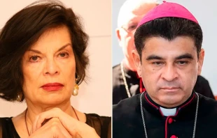 Bianca Jagger. Cru00e9dito: Denis Makarenko / Shutterstock - Mons. Rolando u00c1lvarez. Cru00e9dito: CEN. 