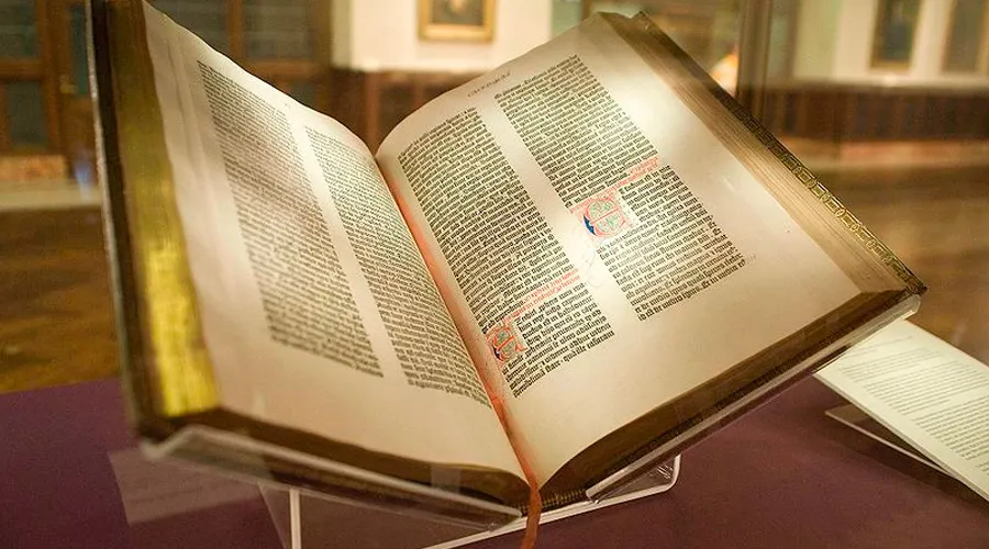 La Biblia de Gutenberg. Créditos: NYC Wanderer (CC-BY-SA-2.0)