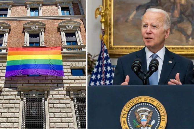 Embajada de EE.UU. en el Vaticano coloca bandera del “orgullo gay” tras orden de Biden