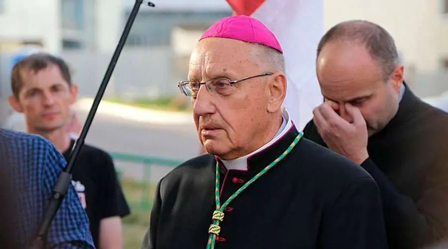 Mons. Tadeusz Kondrusiewicz, presidente de los Obispos bielorrusos. Foto: Vitaly Palinevsky