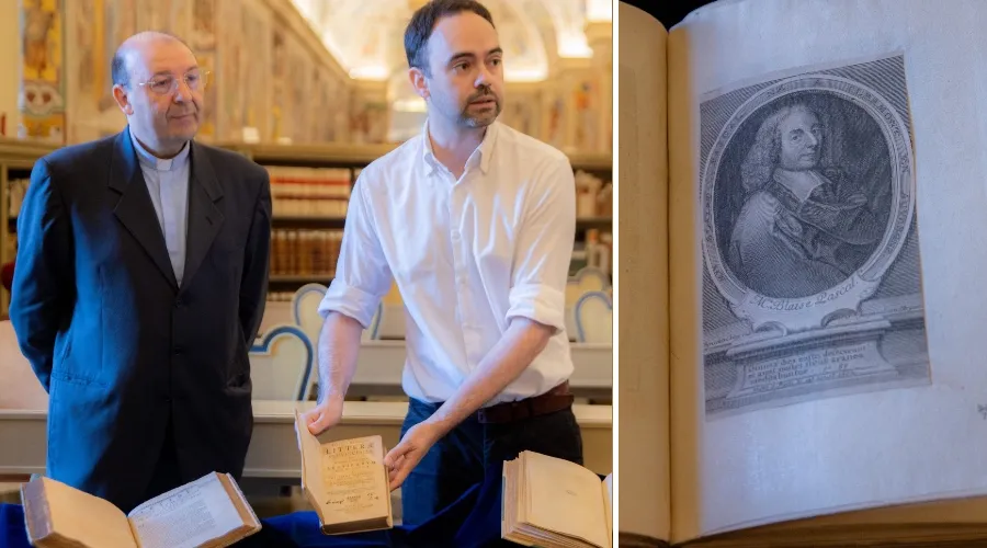 Exposición de obras de Blaise Pascal en la Biblioteca Apostólica Vaticana. Créditos: Daniel Ibañez /ACI PRENSA?w=200&h=150