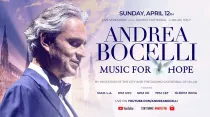 Music For Hope by Andrea Bocelli / Crédito: Andrea Bocelli