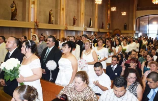 u201cBodas Colectivasu201d en la Catedral de Juu00e1rez (2017) / Cru00e9dito: Diu00f3cesis de Ciudad Juu00e1rez  