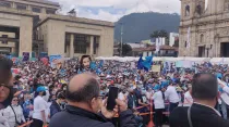 Marcha por la vida en Bogotá (febrero de 2022) | Crédito: Unidos por la Vida