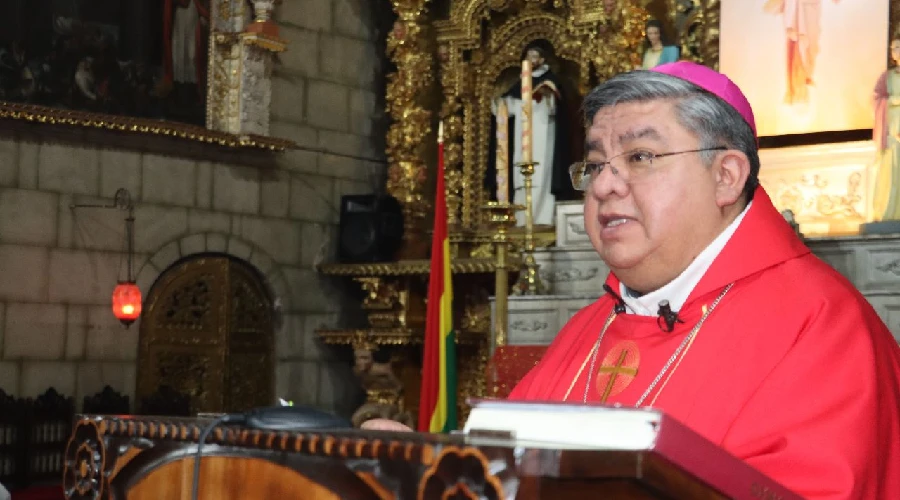 Mons. Giovani Arana, Obispo de El Alto. Crédito: CEB?w=200&h=150