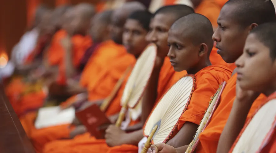 Monjes budistas. Foto: ACI Prensa