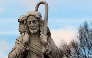 Jesu00fas Buen Pastor. Cru00e9dito: Pixabay 