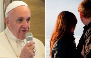 Fotos: Francisco (Alan Holdren - ACI Prensa) - Pareja (Pixabay - Dominio Pu00fablico) 