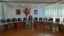 Los Obispos de la Conferencia Episcopal Boliviana reunidos en Asamblea. Crédito: Arquidiócesis de Cochabamba