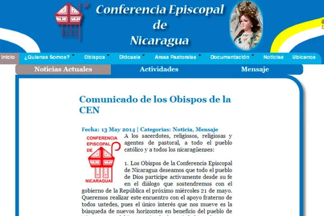 Nicaragua: Obispos piden tres días de oración por próximo diálogo con el Gobierno