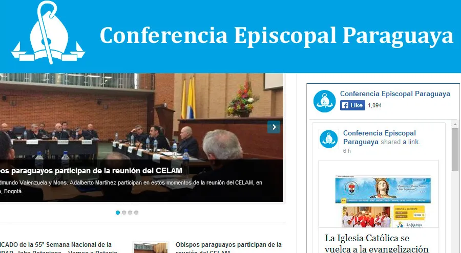 Sitio web de la Conferencia Episcopal Paraguaya?w=200&h=150