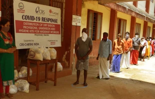 Campau00f1a de solidaridad de CRS en India. Cru00e9dito: Catholic Relief Services. 