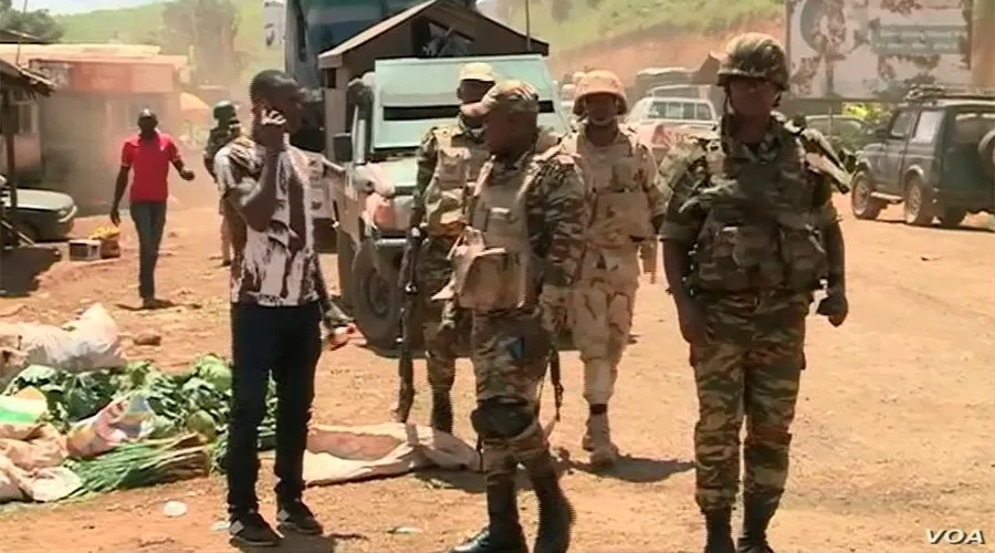 Soldados cameruneses en Bamenda, en mayo de 2019 / Crédito: Dominio Público