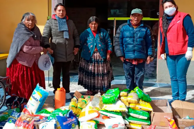 Más de 8 toneladas de alimentos serán entregados a los más pobres en Bolivia