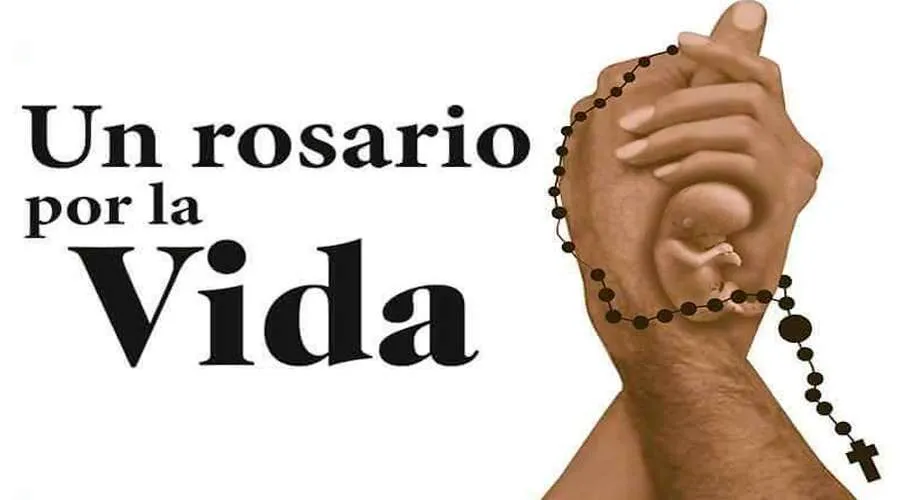 Campaña Caminando hacia Un rosario por la Vida. Crédito: Un Rosario por la Vida.