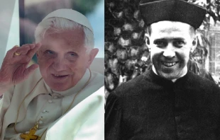 Benedicto XVI. Cru00e9dito: M.Mazur/www.thepapalvisit.org (CC BY-NC-ND 2.0) / San Alberto Hurtado. 