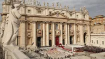 Canonización de cuatro beatos en el Vaticano. Foto Daniel Ibáñez / ACI Prensa