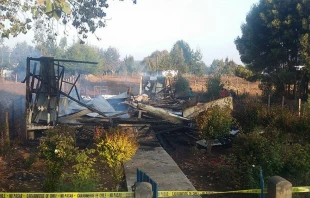 Incendio de iglesia en Chile / Arquidiu00f3cesis de Concepciu00f3n 