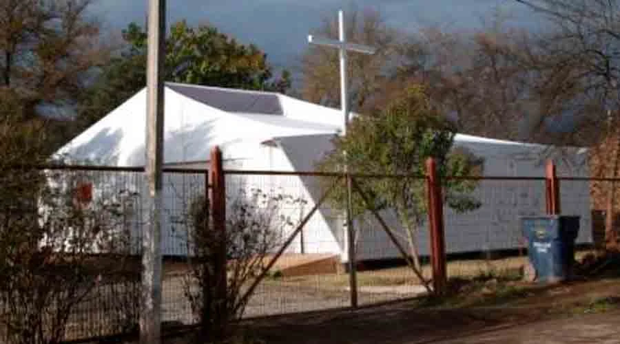 Capilla de Emergencia de Ayuda a la Iglesia que Sufre (ACN), Chile. Crédito: Diócesis de Rancagua - AIS Chile?w=200&h=150