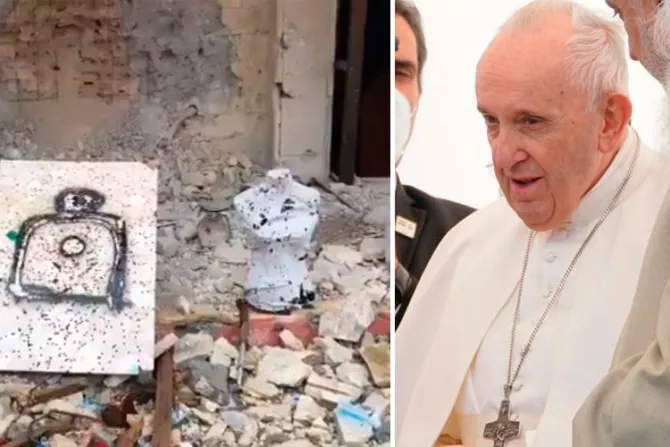 Papa Francisco rezará el Ángelus en iglesia que ISIS convirtió en campo de tiro