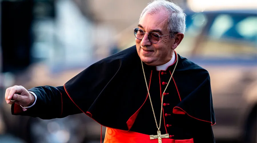 El Cardenal De Donatis en una imagen de archivo. Foto: Daniel Ibáñez / ACI Prensa