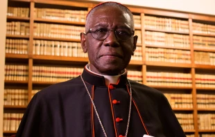 El Cardenal Robert Sarah. Foto: Daniel Ibu00e1u00f1ez / ACI Prensa 