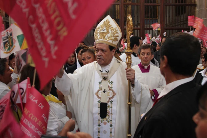Cardenal Rivera: Si Adviento significa espera de Cristo, María es la "espera" en persona