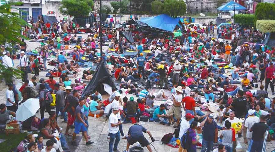Migrantes atendidos en la Diócesis de Tapachula, al sur de México. Foto: Facebook / Diócesis de Tapachula.?w=200&h=150