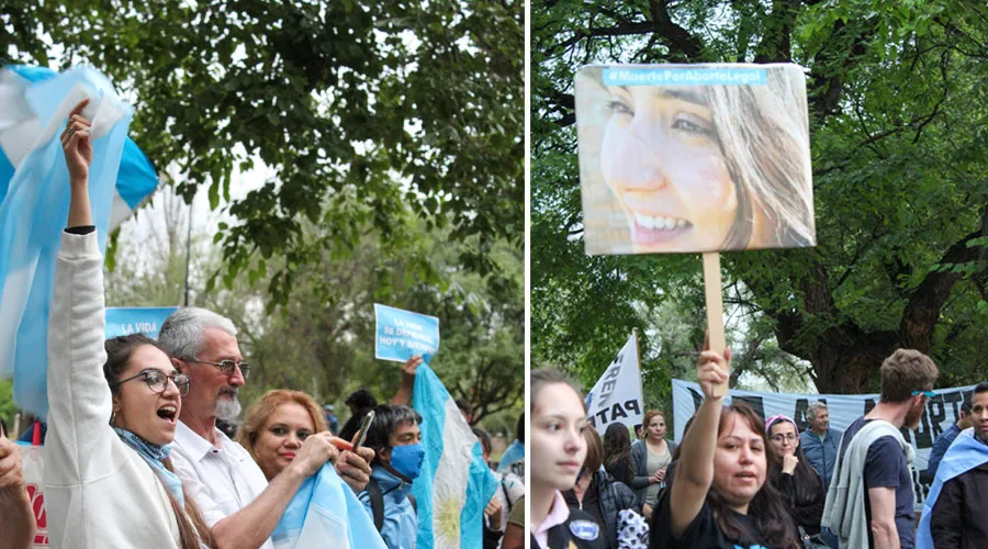 Fotos de la caravana por la justicia y la vida en Mendoza (Argentina). Crédito: Maite Urrutigoity Linares