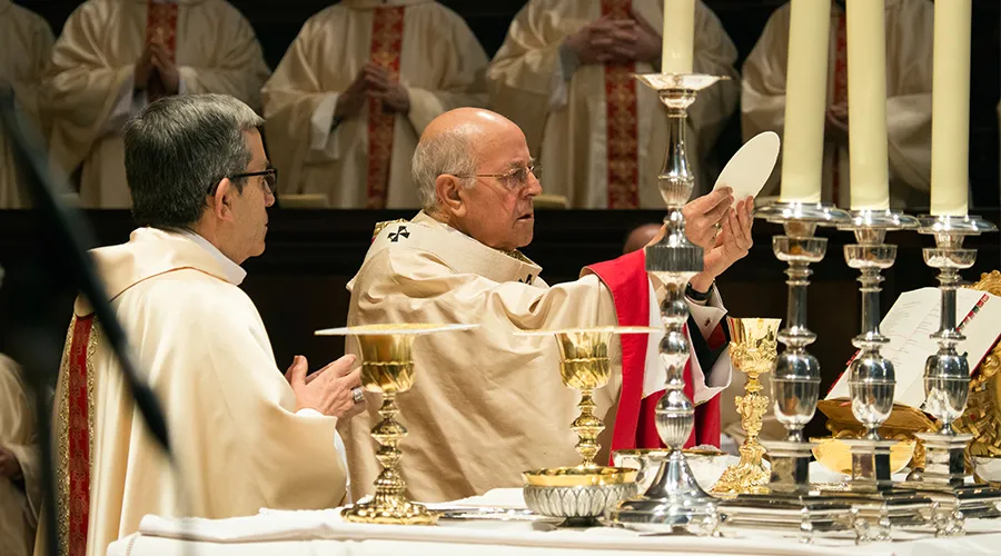 Cardenal Ricardo Blázquez, durante la misa de acción de gracias por sus 50 años como sacerdote. Foto: Archidiócesis de Valladolid. ?w=200&h=150