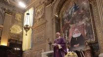 Cardenal Fernando Filoni celebra Misa por Madre Angélica. Foto: Pablo Esparza / ACI Prensa