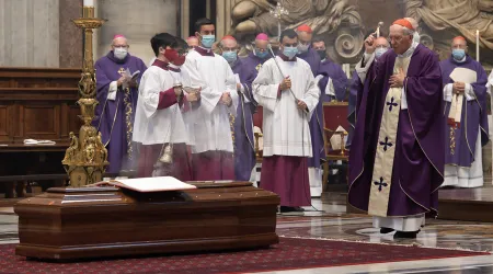 Realizan en el Vaticano funeral del Cardenal Eduardo Martínez Somalo