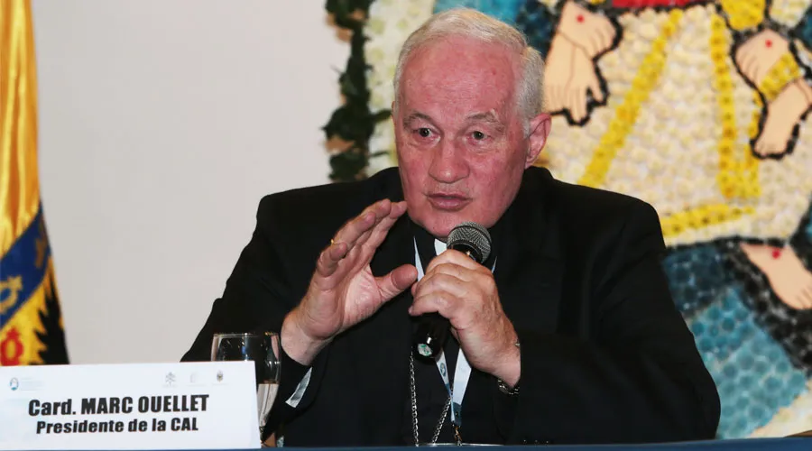El Cardenal Marc Ouellet. Foto: Eduardo Berdejo (ACI Prensa)