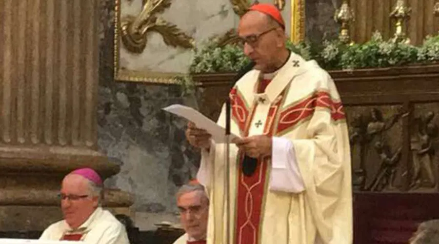 Cardenal Juan José Omella, Arzobispo de Barcelona. Foto: Twitter Archidiócesis Barcelona