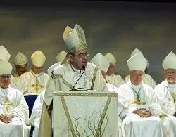 Cardenal Justin Rigali en la Misa de apertura del segundo día de la convención de los Caballeros de Colón?w=200&h=150