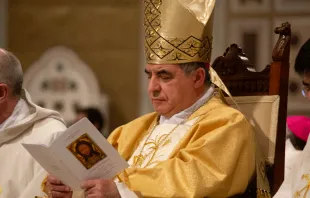 El Cardenal Becciu en una imagen de archivo. Foto: ACI Prensa 