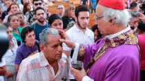 Cardenal Brenes durante la Misa de Miércoles de Ceniza. Crédito: Lázaro Gutiérrez (Facebook Arquidiócesis de Managua)
