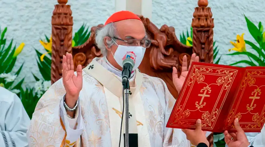 Cardenal Leopoldo Brenes. Crédito: Javier Ruiz (Arquidiócesis de Managua)
