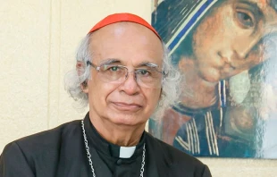 Cardenal Leopoldo Brenes. Cru00e9dito: Lu00e1zaro Gutiu00e9rrez (Arquidiu00f3cesis de Managua) 