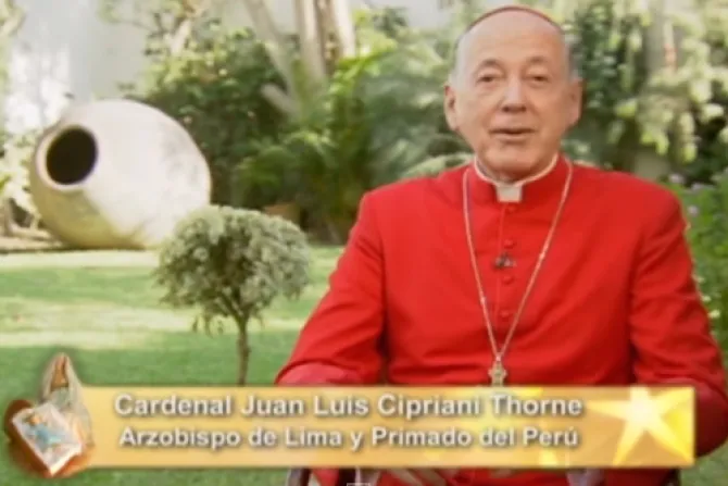 [VIDEO] El Niño Jesús te pide que sepas perdonar, afirma Cardenal Cipriani en mensaje de Navidad