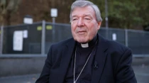 Cardenal George Pell. Cru00e9dito: Daniel Ibu00e1u00f1ez / ACI