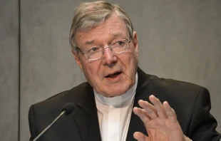 Cardenal George Pell +. Cru00e9dito: Daniel Ibu00e1u00f1ez / ACI Prensa 