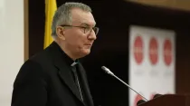 Cardenal Pietro Parolin. Crédito: Daniel Ibáñez / ACI Prensa