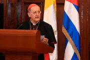 Cardenal Stella habla de libertad frente a las autoridades cubanas